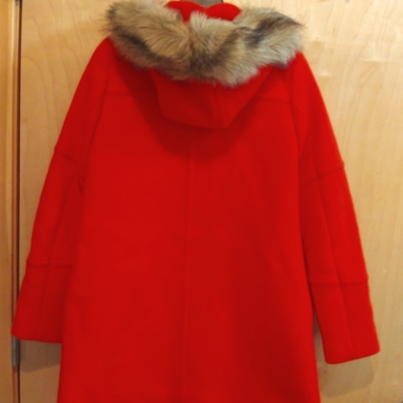 J Crew Chateau Parka in Vibrant Flame size 00 - Picture 2 of 3